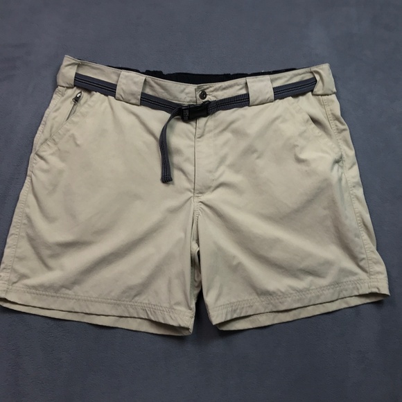 Duluth Trading Shorts Mens 2XL Elastic Waist Belted Nylon 7" Inseam - Picture 1 of 11